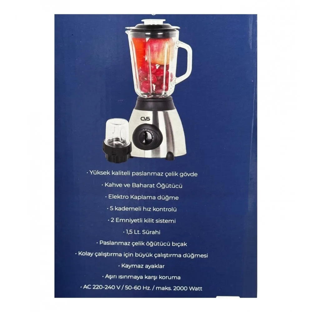 CVS DN 12108 BUZ KIRICI VE BAHARAT ÖĞÜTÜCÜ SÜRAHİ BLENDER