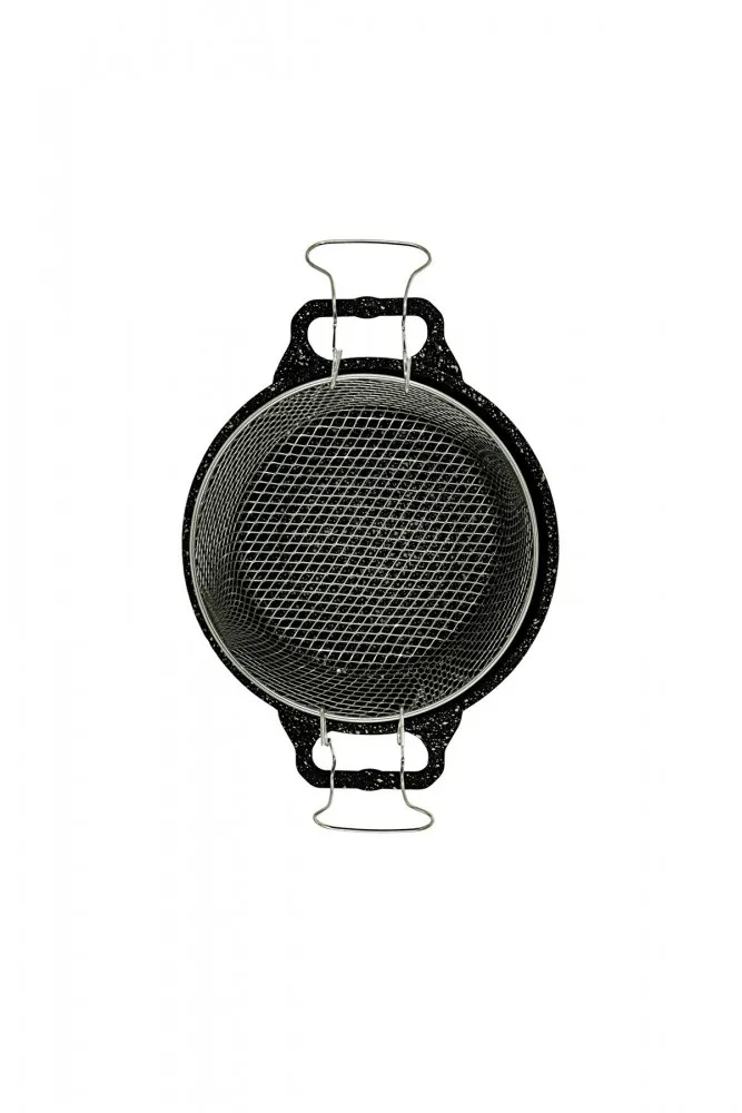 Polochef Döküm Granit Kızartma Tenceresi Fritöz 24 cm