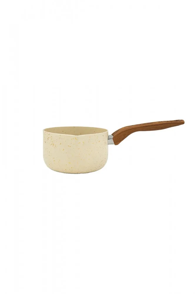 Lufian Granit Lüks Sütlük 14 cm - Ahşap Desenli Sap