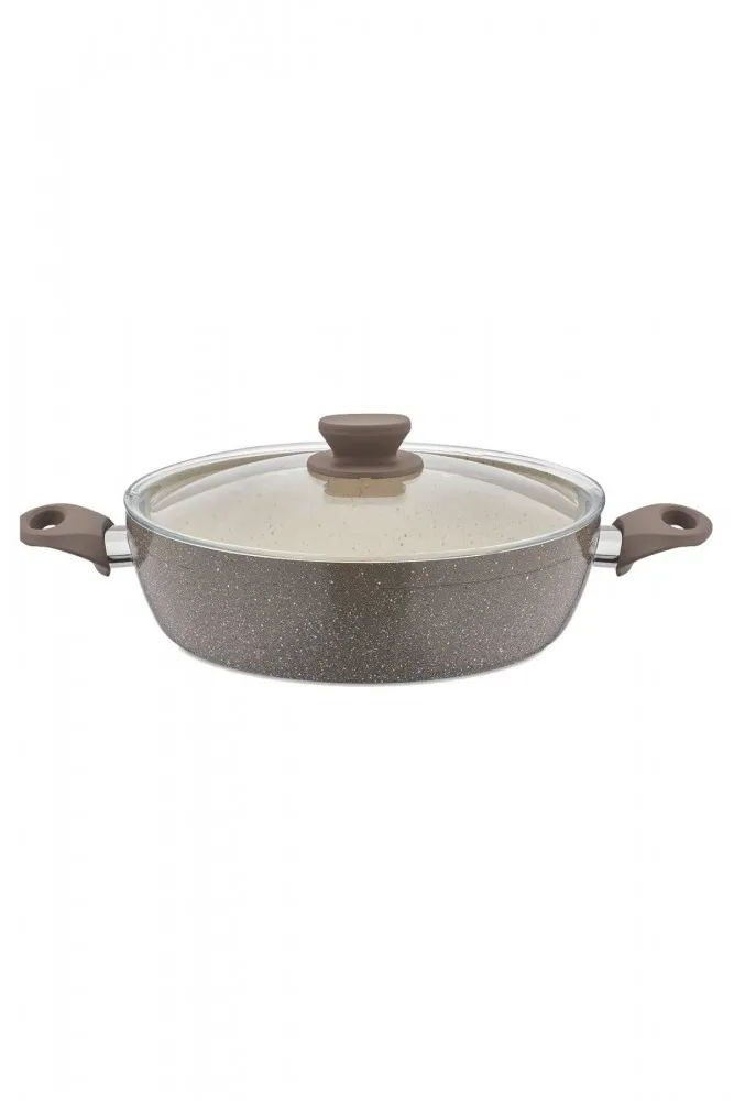 Panamera Granit Pilav ve Karnıyarık Tenceresi 24 cm - Kahverengi