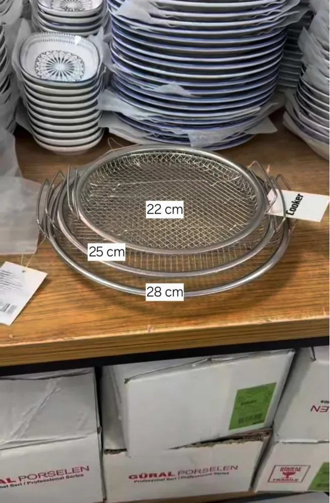 COOKER PATETES YAĞ SÜZGECİ (25 CM)