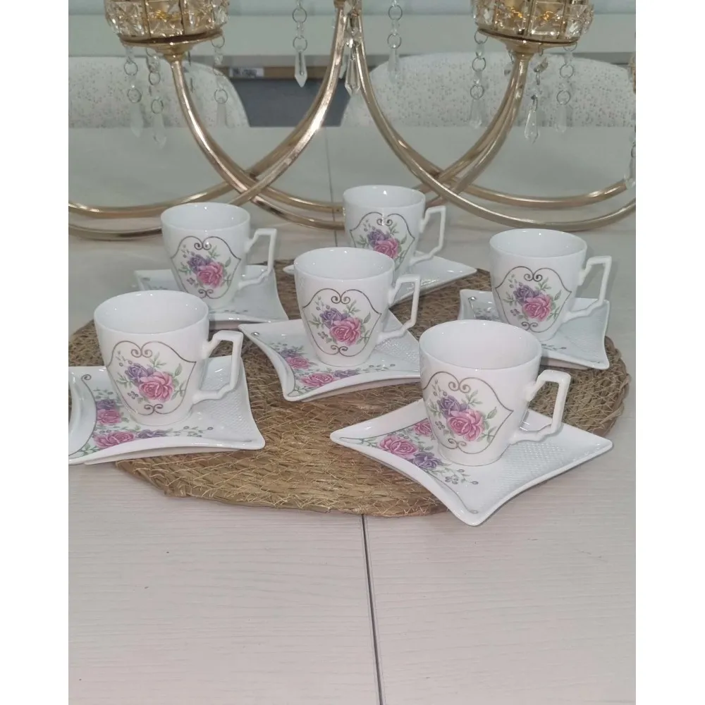 CVS 6 KİŞİLİK 12 PARÇA KAHVE FİNCAN SETİ