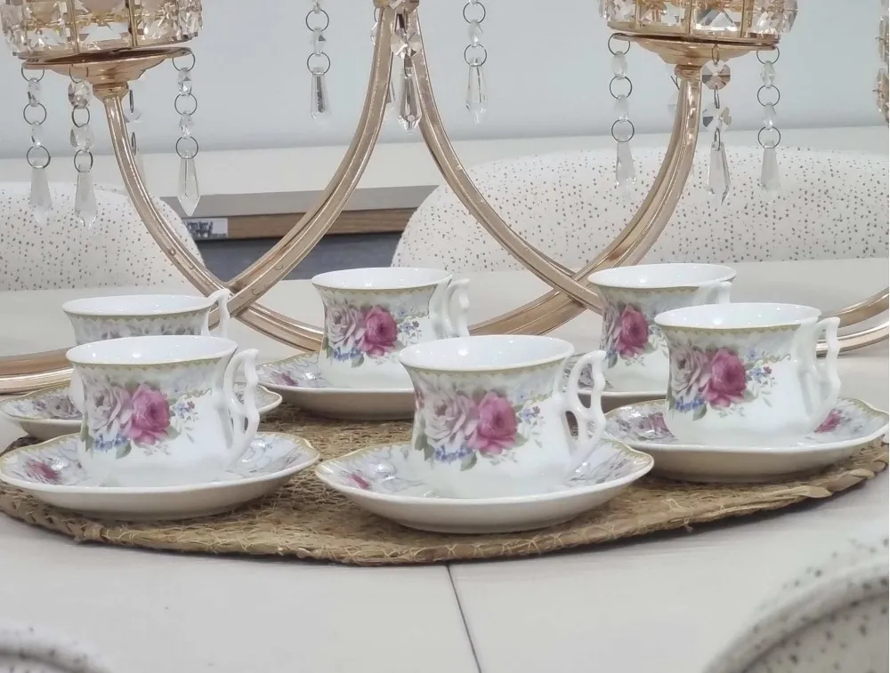 CVS 6 KİŞİLİK 12 PARÇA KAHVE FİNCAN SETİ 