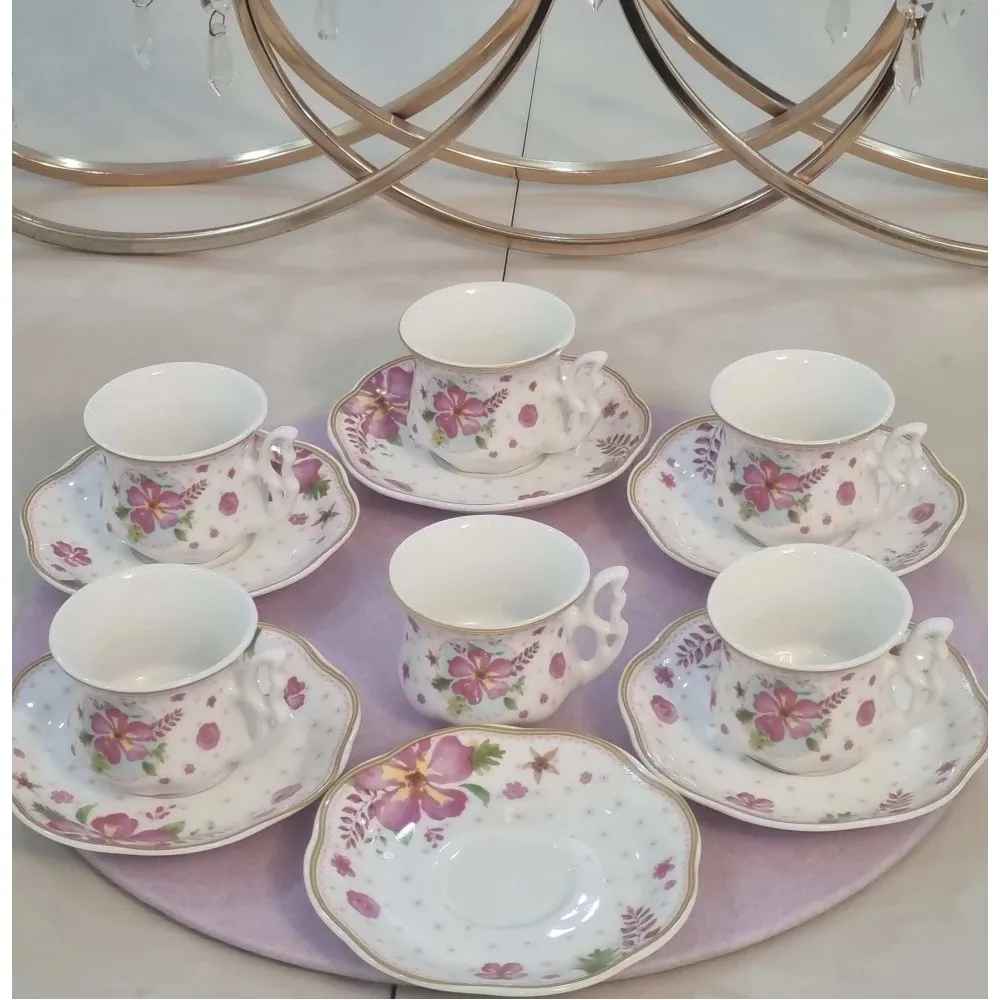 CVS 6 KİŞİLİK 12 PARÇA KAHVE FİNCAN SETİ 