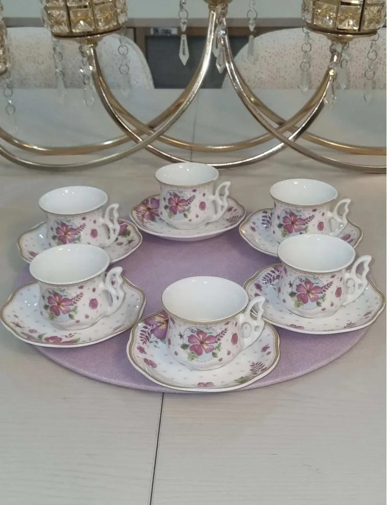 CVS 6 KİŞİLİK 12 PARÇA KAHVE FİNCAN SETİ 