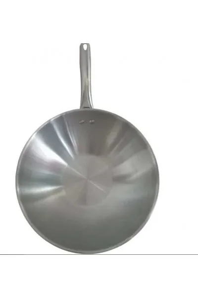 CVSC 28cm Çelik Wok Tava metal Kulplu