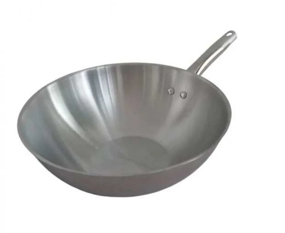 CVSC 28cm Çelik Wok Tava metal Kulplu