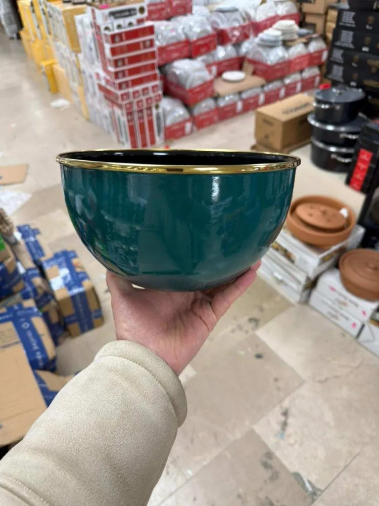 EMAYE 24 CM KASE+KARIŞTIRMA KABI (MENTOL)