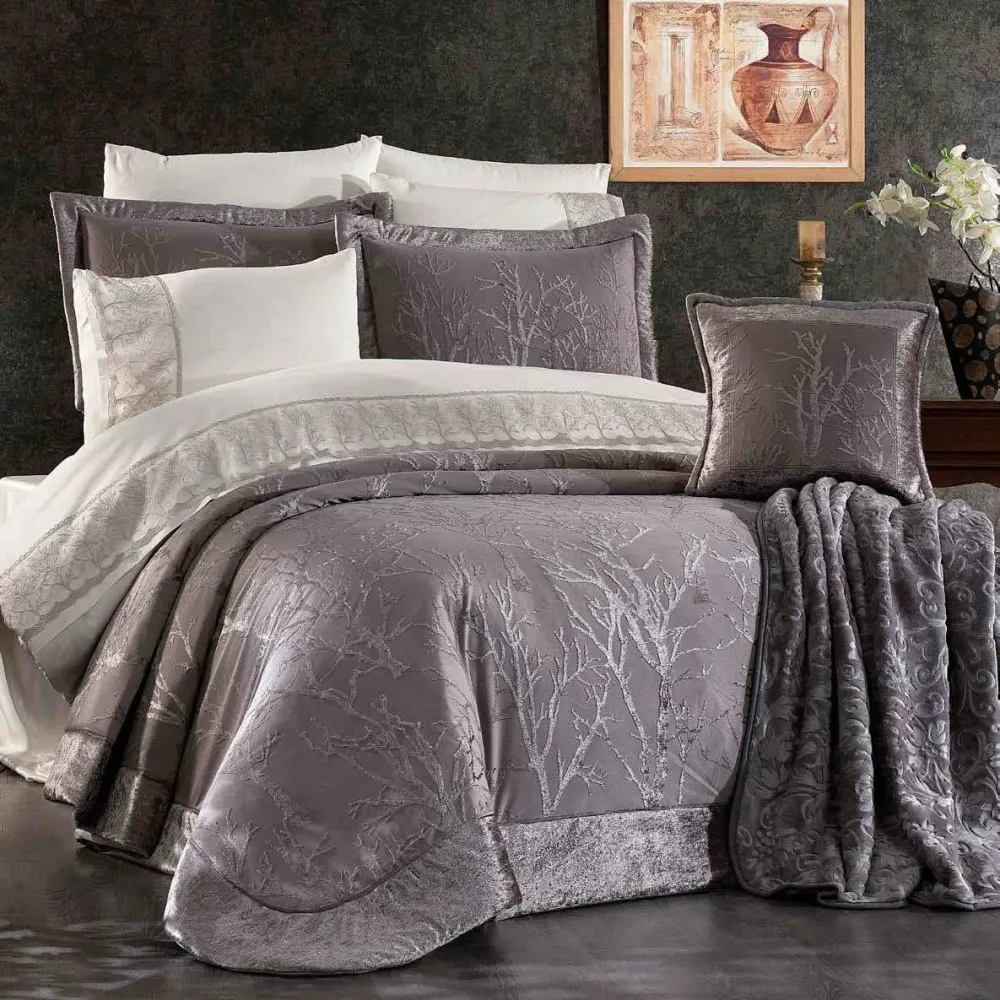 GOLDEN HOME EMİLİA 11 PARÇA GELİN  ÇEYİZ SETİ GRİ
