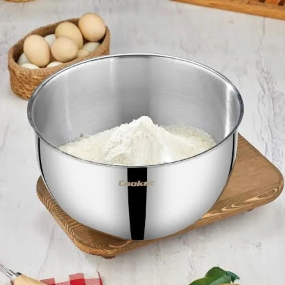 26 cm 7 litre hamur yoğurma kabı paslanma çelik