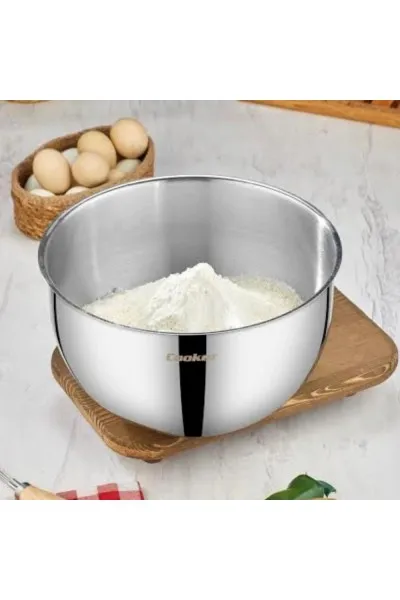26 cm 7 litre hamur yoğurma kabı paslanma çelik