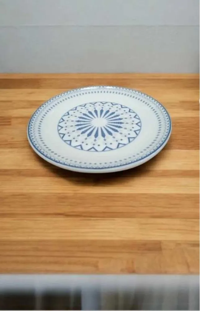 GÜRAL PORSELEN 6 ADET SUJE SERİSİ 19 CM PASTA TABAĞI E48