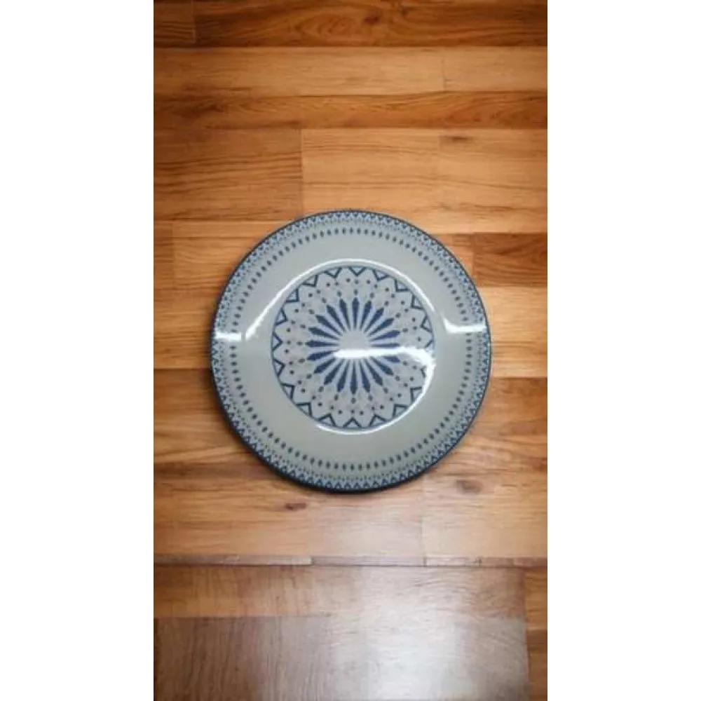 GÜRAL PORSELEN 6 ADET SUJE SERİSİ 25 CM SERVİS  TABAĞI E48