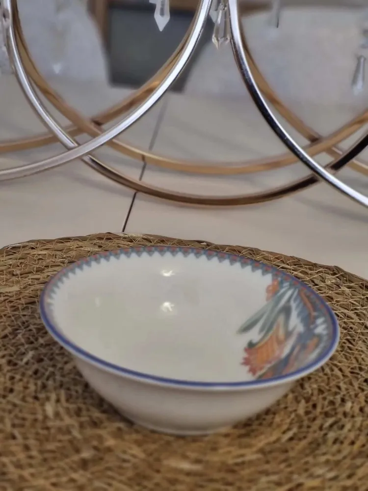GÜRAL PORSELEN SUJE LALE DESEN 14 CM KASE (6 ADET)