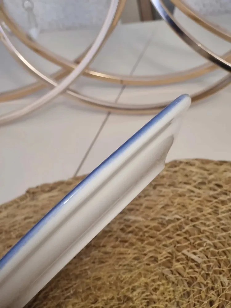 GÜRAL PORSELEN SUJE LALE DESEN 19 CM PASTA(6 ADET)