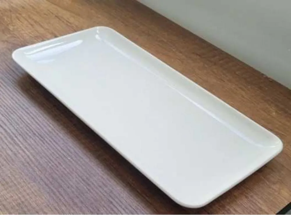 GÜRAL PORSELEN SİDNEY 31 CM KAYIK SUNUM TABAK (KREM) 2 ADET