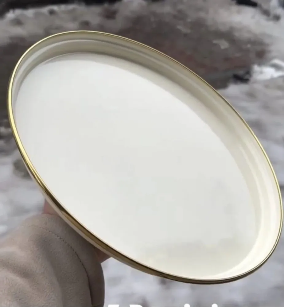 31 CM EMAYE TEPSİ KREM RENK