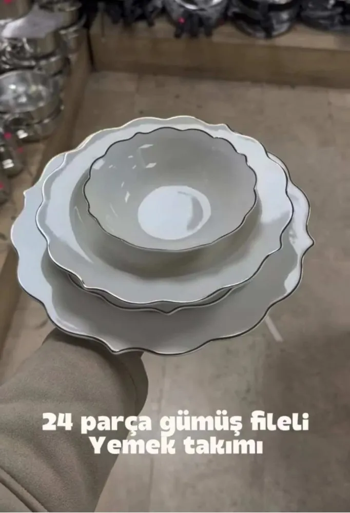 JUVİA 6 KİŞİLİK 24 PARÇA YEMEK TAKIMI JV12767