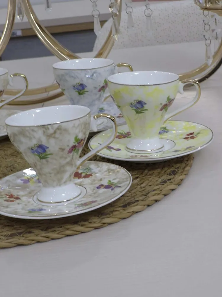 JUVİA 6kişilik 12 parça kafe fincanı [JV-12810]