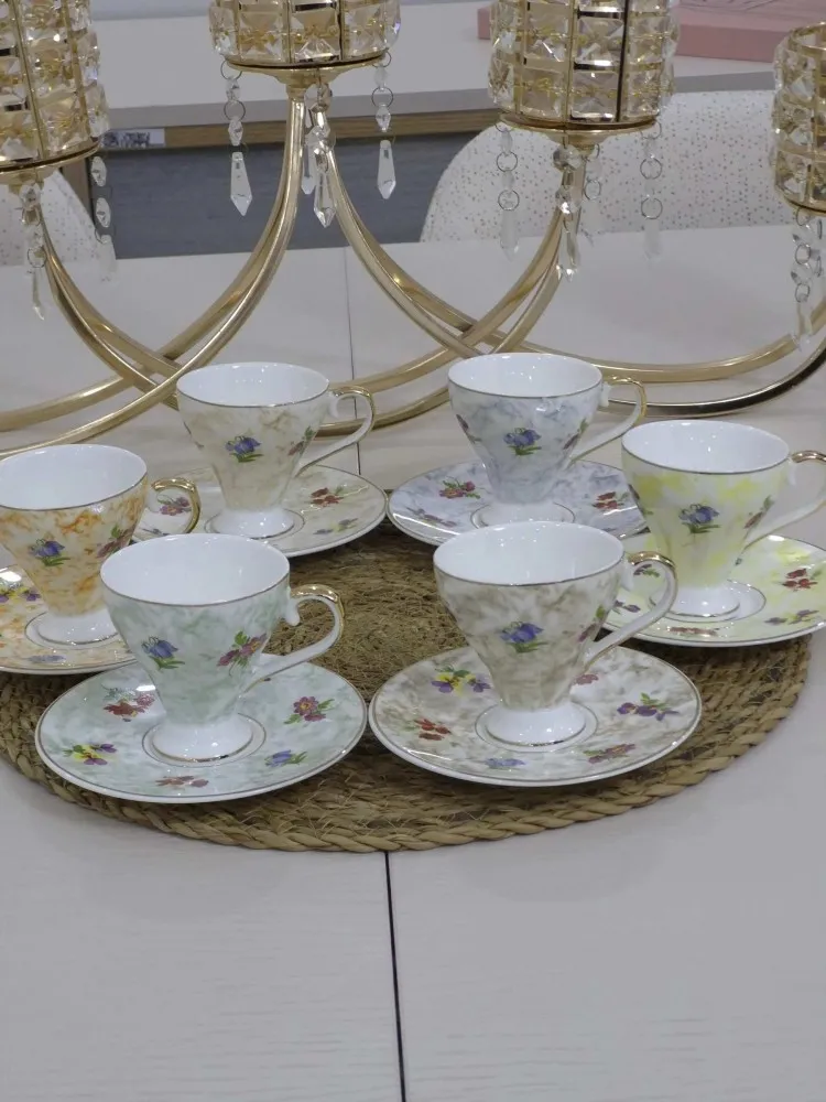 JUVİA 6kişilik 12 parça kafe fincanı [JV-12810]