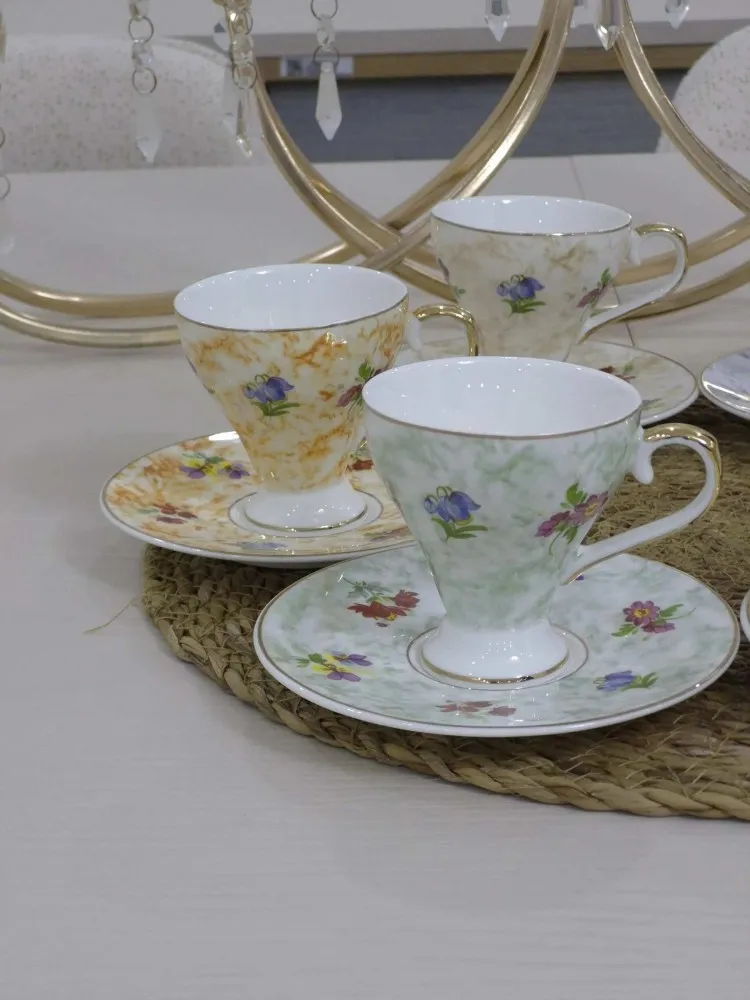JUVİA 6kişilik 12 parça kafe fincanı [JV-12810]