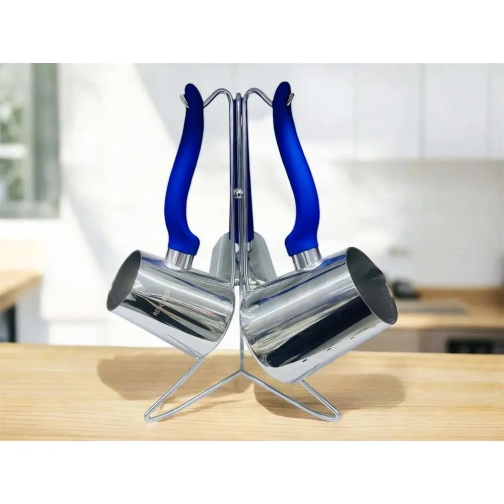 REDCHEF 3LÜ MAVİ CEVZE TAKIMI 18/10 ÇELİK PASLANMAZ
