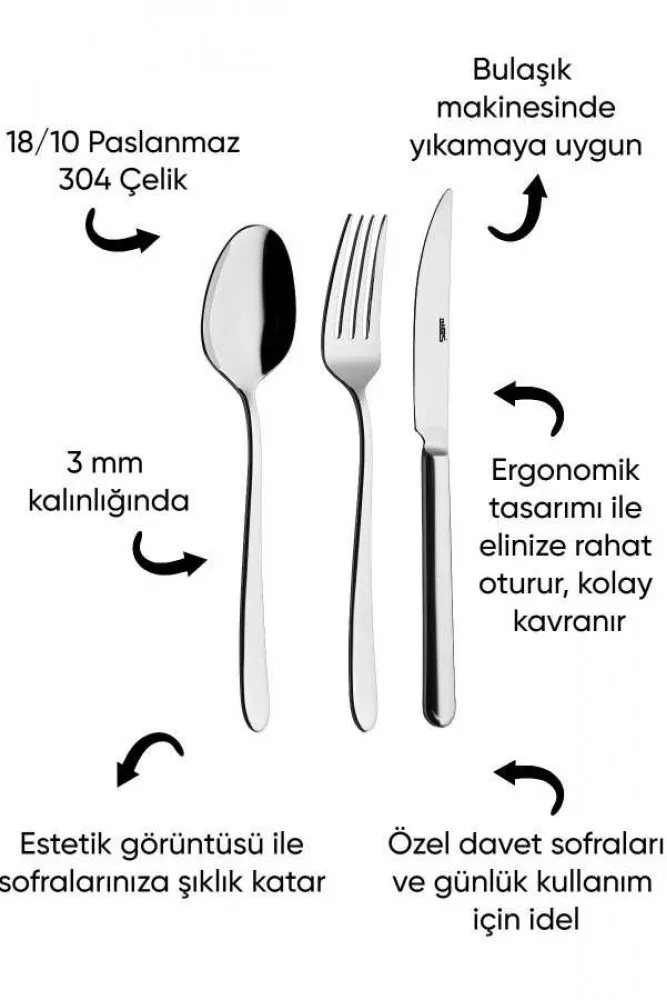 ROLLERS TATLI ÇATALI 6 LI VİZYON MODEL